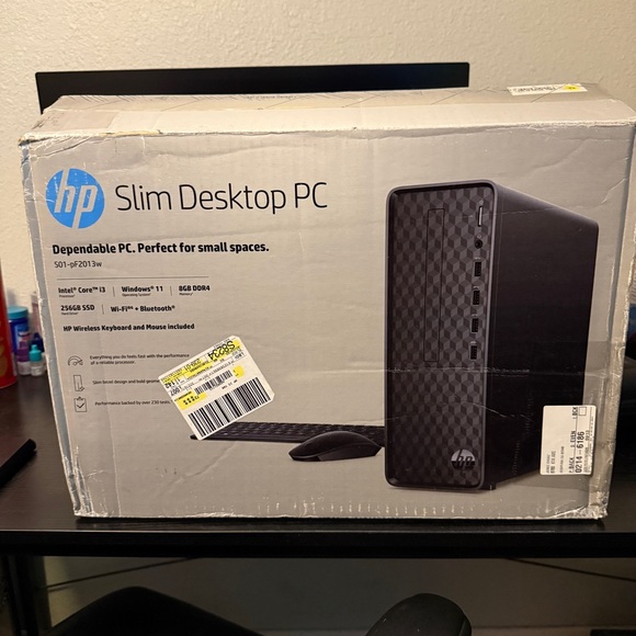 HP Other - HP Slim Desktop PC - Sleek Black Design